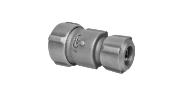 Coupling, short, black reducing