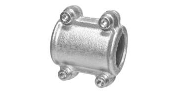 Repair clamp short, galvanised