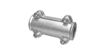 Repair clamp long, galvanised