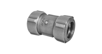 Coupling, short, black equal