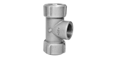 Threaded Outlet Tee, galvanized