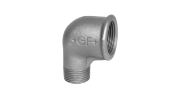 Elbow 90°, male thread reduced